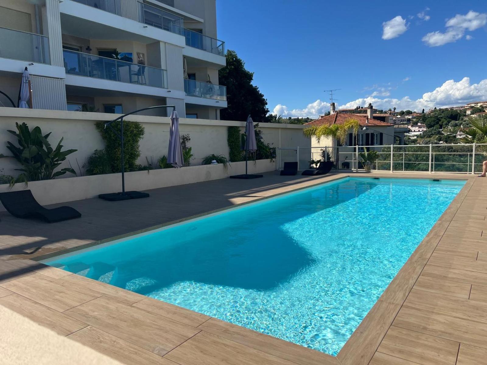 Panoramic Sea View Appartment Blue Pearl Nice Exterior photo