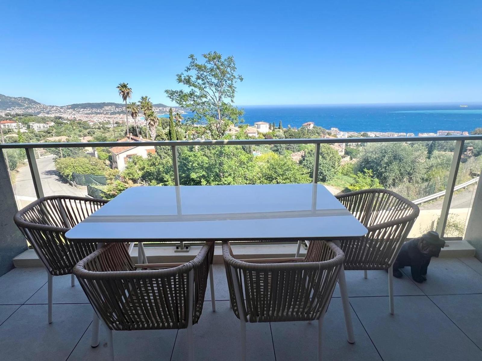 Panoramic Sea View Appartment Blue Pearl Nice Exterior photo